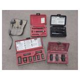 Assorted Professional Automotive Specialty Tool Sets Including Matco Tools, Rotabroach, and Blue-Point