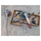 Assorted Pneumatic Air Sanders and Grinders Lot including Snap-on and Matco
