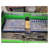 Kobalt Socket Sets and Assorted Ratchets in Toolbox