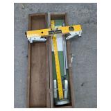 Precise Lazer Level Tool with Wooden Storage Case and Accessories