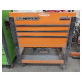 Mac Tools Orange Rolling Tool Cart with Hemi and Bushwacker Branding