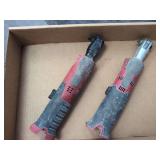 Snap-on CTR861 14.4V Cordless 3/8 Inch Ratchet Wrench Lot of 2