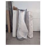 Windy City Crash Wrap 36 x 100 ft 3 mil with Rolling Dispenser Cart