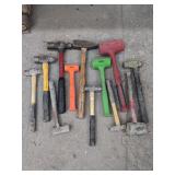 Assorted Hammer and Mallet Lot including Snap-on and Matco Tools