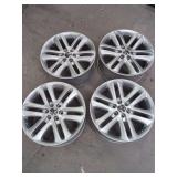 Set of Four Ford Factory Aluminum Wheels Rims 20x8.5