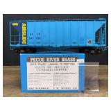 GATX Covered Hopper Car NIB Pecos River Brass