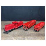 (3) Lehigh Valley Engine + Hopper Cars Lionel
