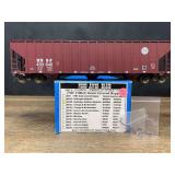 BNSF Covered Hopper Car NIB Pecos River Brass