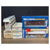 (9) Railcars + Trailers NIB Walthers