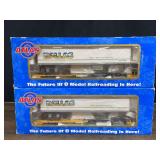 (2) Dallas Trailer Train Cars NIB Atlas