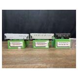 (3) Covered Hopper Cars NIB Overland Models