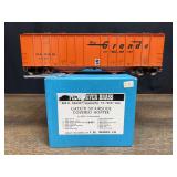Rio Grande Covered Hopper Car NIB Pecos River Brass
