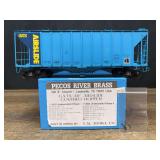 GATX Covered Hopper Car NIB Pecos River Brass
