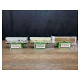 (3) Covered Hopper Cars NIB Overland Models
