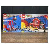 (2) LEGO Freight Loading Station + Train Station NIB