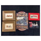 (5) Railroad Decorations