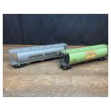 (2) UP + Cargill Cylindrical Covered Hopper Cars