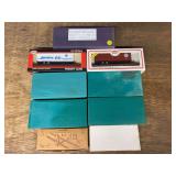(9) Railcars, Kits, +Spike Setter