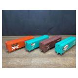 (4) Boxcars