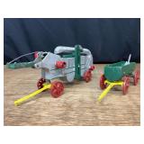 (2) 1/25 Thresher + Water Wagon