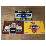 (3) Chevrolet SST Signs