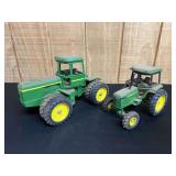 (2) 1/16 John Deere 8630 + 2550 Ertl