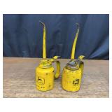(2) John Deere Oil Cans