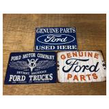 (3) Ford SST Signs