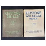 (2) Keystone Driller Co. Catalog + Manual
