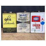 (3) Oil Cans
