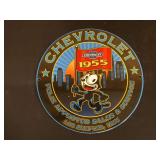 1955 Chevrolet Felix Approved SSP Sign