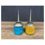 (2) John Deere Oil Cans