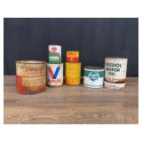(7) Oil + Grease Cans