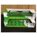 (2) 1/16 John Deere Rotary Hoe + Cultivator NIB Ertl