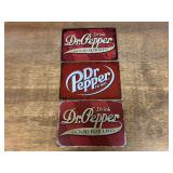 (3) Dr. Pepper SST Signs