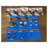 (11) 1/64 Tractors, Animals, Accessories NIB