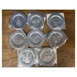 (8) WMSTR Ashtrays