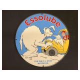 Essolube Motor Oil SSP Sign