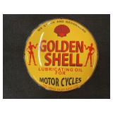 Golden Shell Sign