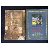 (2) Advance Rumely Ideal Separator Catalog + Oil Pull Manual