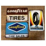 (3) Goodyear SST Signs