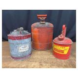 (3) Gas Cans