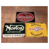 (3) Motorcycle SST Signs
