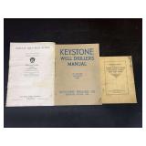 (3) Keystone Driller Co. Literature