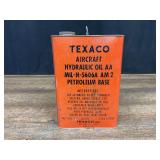 Texaco Aircraft Hydraulic Oil Can