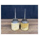 (2) McCormick-Deering Oil Cans