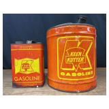 (2) Keen Kutter Gasoline Cans