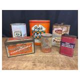 (6) Tins + Cans