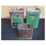 (3) De Laval Oil Cans