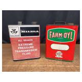 (2) Farm-Oyl + MF Oil Cans